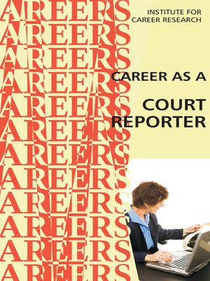 cover image of Career as a Court Reporter